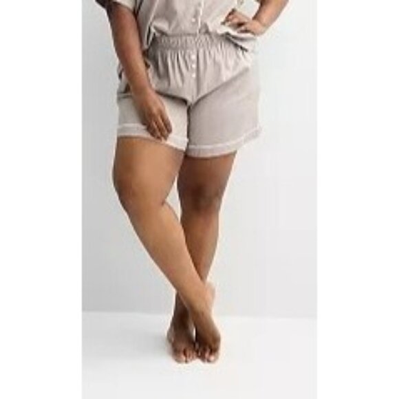 Sonoma Goods for Life Women's Sleepwear Pajama Shorts Basha Brown Sz.XXL - Picture 2 of 6
